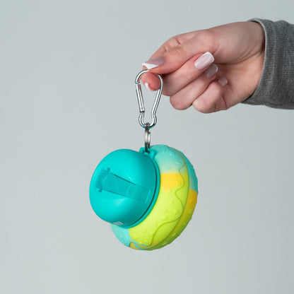 Силіконова пляшка для води Kite K26-1271-1, 600 мл, бірюзова