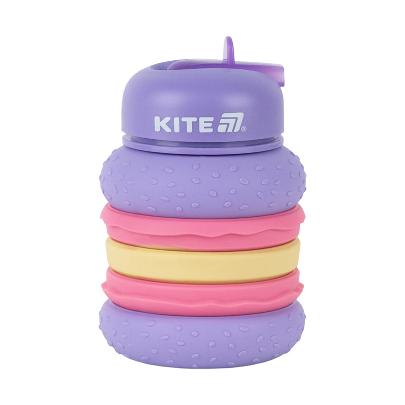 Силіконова пляшка для води Kite K26-1271-3, 600 мл, фіолетова