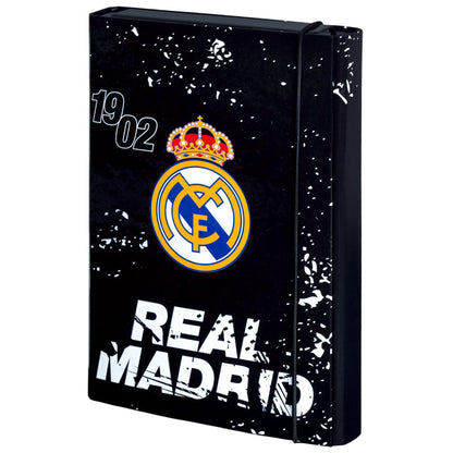 Папка для зошитів на гумці Kite FC Real Madrid RL26-210, картон