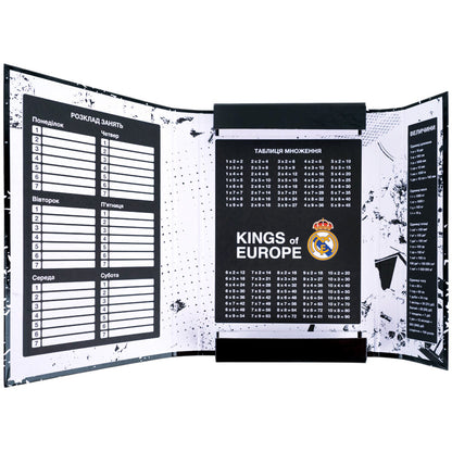 Папка для зошитів на гумці Kite FC Real Madrid RL26-210, картон