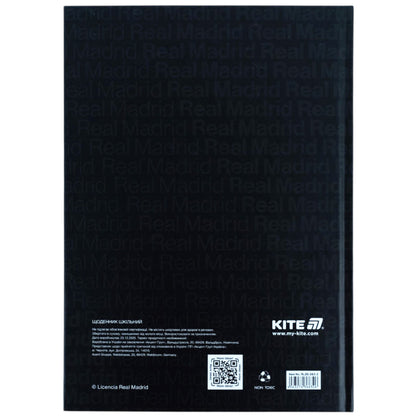 Щоденник шкільний Kite Real Madrid RL26-262-2, тверда обкладинка