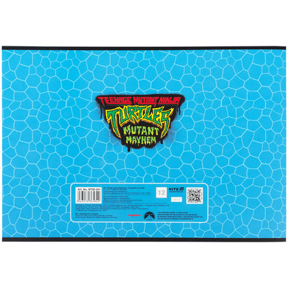 Зошит для малювання Kite Ninja Turtles NT26-241, 12 аркушів