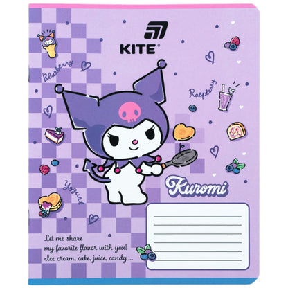 Зошит шкільний Kite Kuromi HK25-232-4, 12 аркушів, клітинка