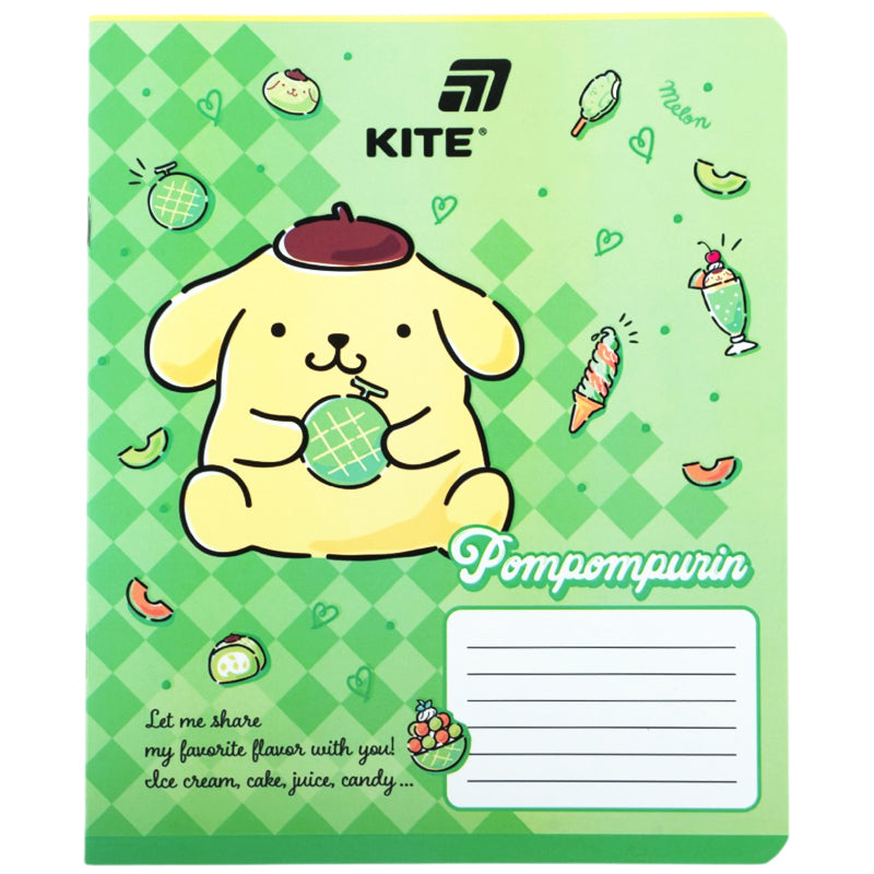 Зошит шкільний Kite Kuromi HK25-232-4, 12 аркушів, клітинка