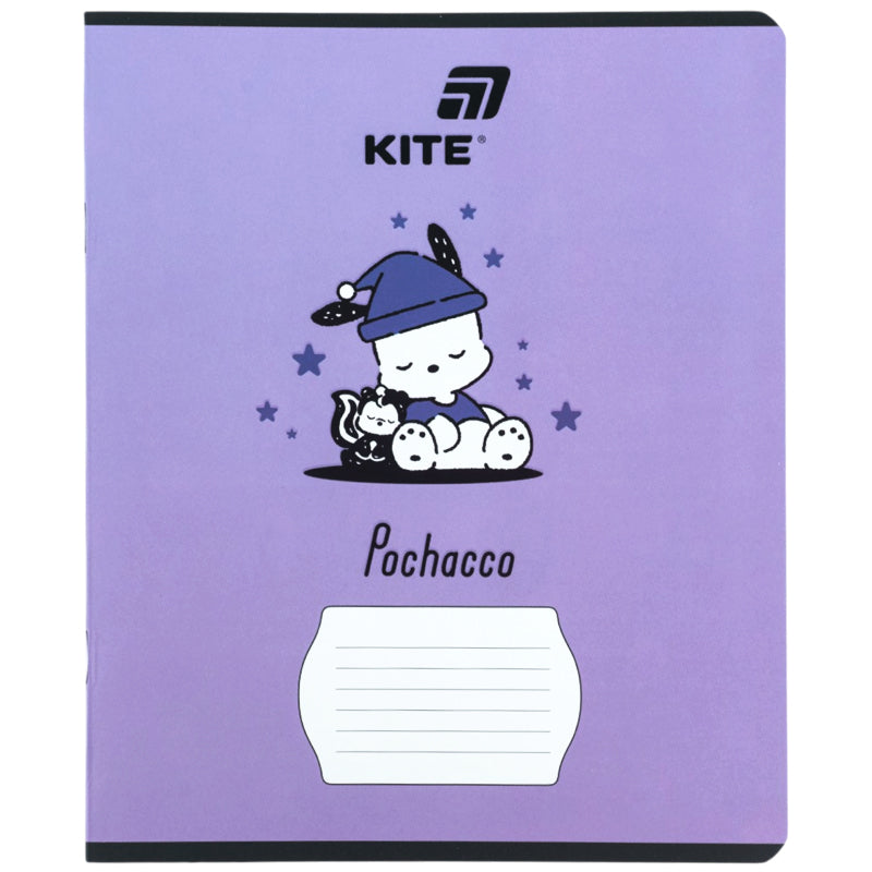 Зошит шкільний Kite Pochacco PC26-232, 12 аркушів, клітинка