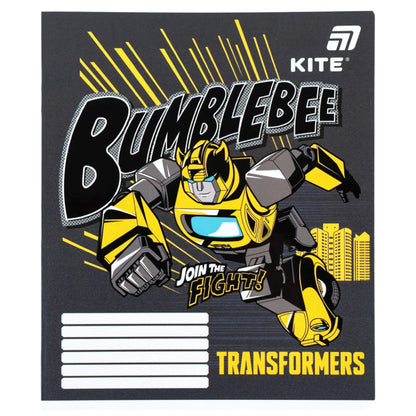 Зошит шкільний Kite Transformers TF26-232, 12 аркушів, клітинка