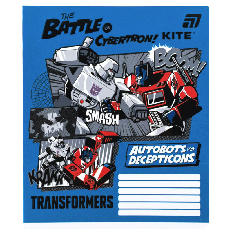 Зошит шкільний Kite Transformers TF26-232, 12 аркушів, клітинка
