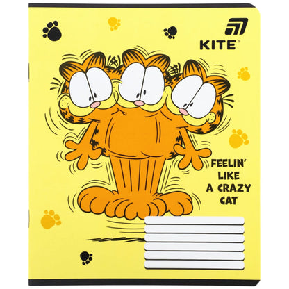 Зошит шкільний Kite Garfield GF26-232-4, 12 аркушів, клітинка