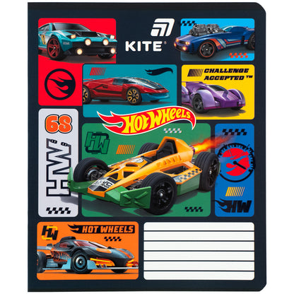 Зошит шкільний Kite Hot Wheels HW26-234, 12 аркушів, лінія