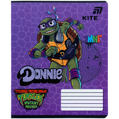 Зошит шкільний Kite Ninjia Turtles NT26-234, 12 аркушів, лінія
