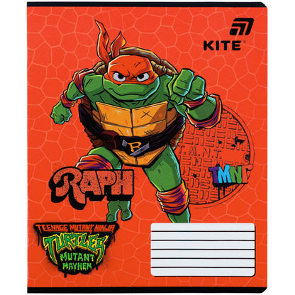 Зошит шкільний Kite Ninjia Turtles NT26-234, 12 аркушів, лінія