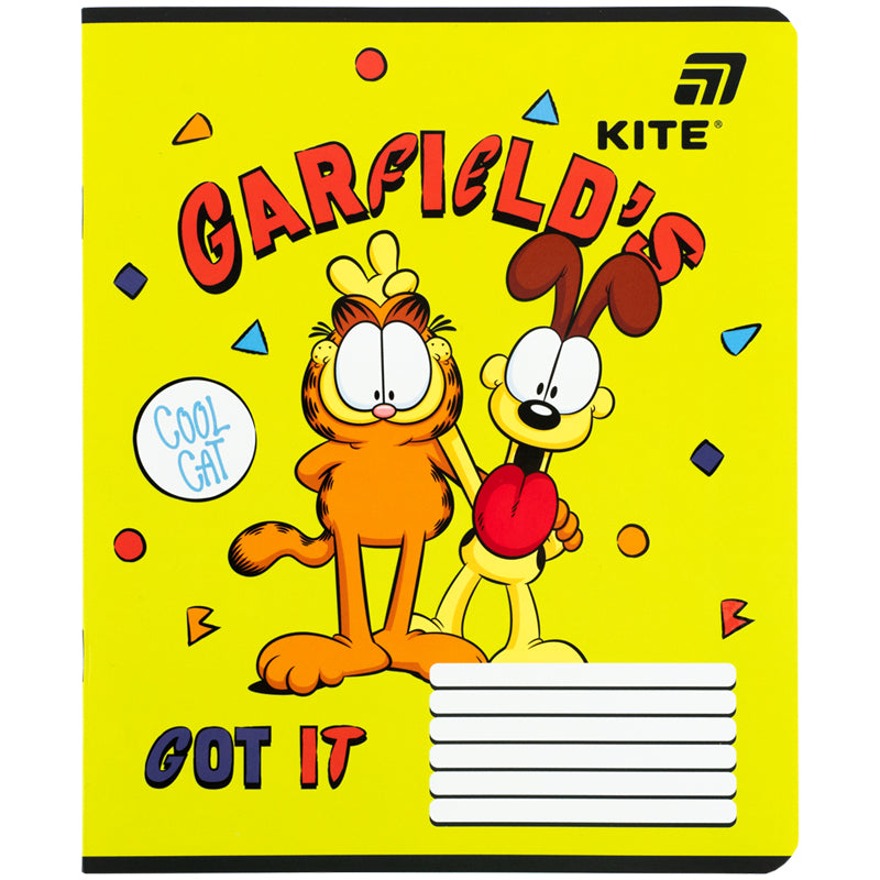 Зошит шкільний Kite Garfield GF26-234, 12 аркушів, лінія