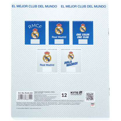 Зошит шкільний Kite Real Madrid RL26-234, 12 аркушів, лінія