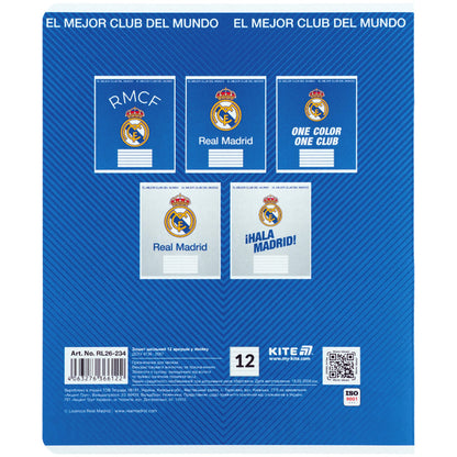Зошит шкільний Kite Real Madrid RL26-234, 12 аркушів, лінія