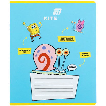 Зошит шкільний Kite Sponge Bob SB26-234, 12 аркушів, лінія