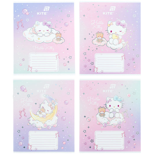 Зошит шкільний Kite Hello Kitty  HK26-235-1, 12 аркушів, коса лінія