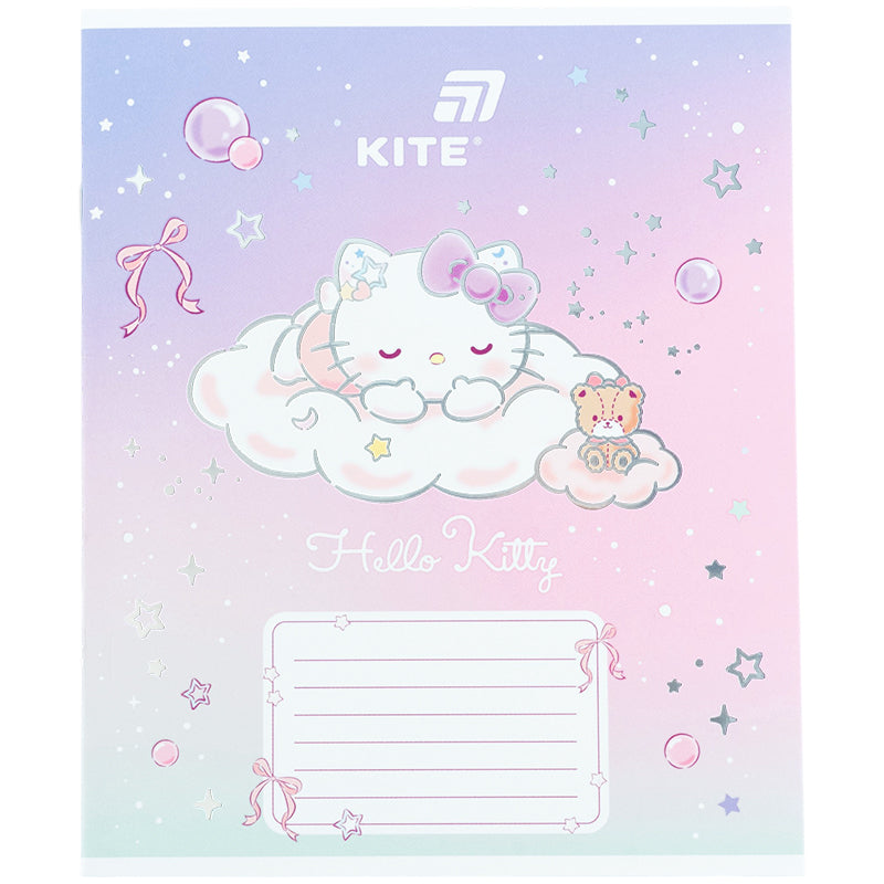 Зошит шкільний Kite Hello Kitty  HK26-235-1, 12 аркушів, коса лінія