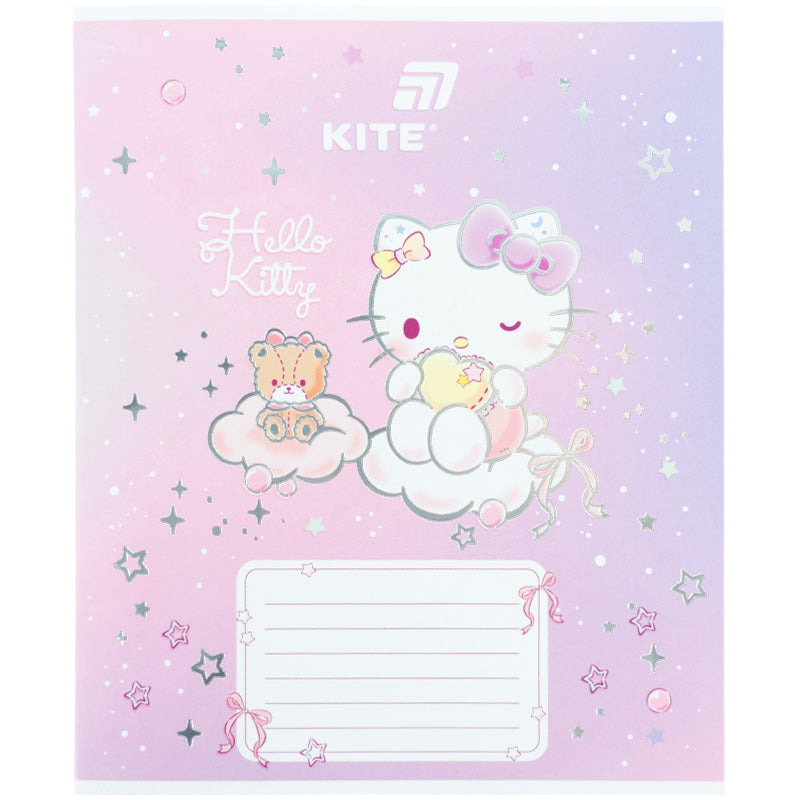 Зошит шкільний Kite Hello Kitty  HK26-235-1, 12 аркушів, коса лінія