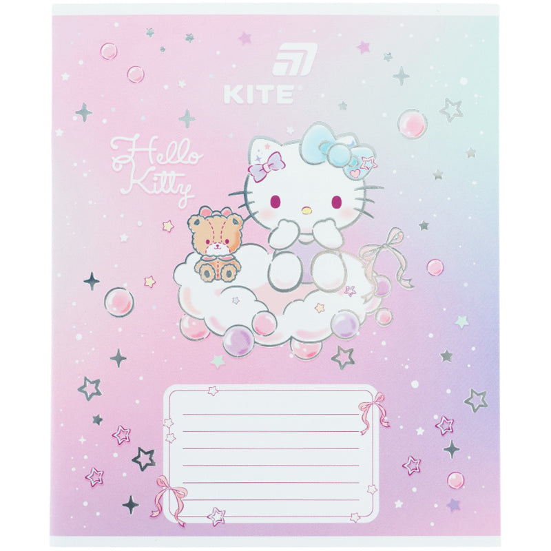 Зошит шкільний Kite Hello Kitty  HK26-235-1, 12 аркушів, коса лінія