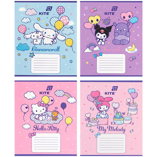 Зошит шкільний Kite Hello Kitty HK26-235, 12 аркушів, коса лінія