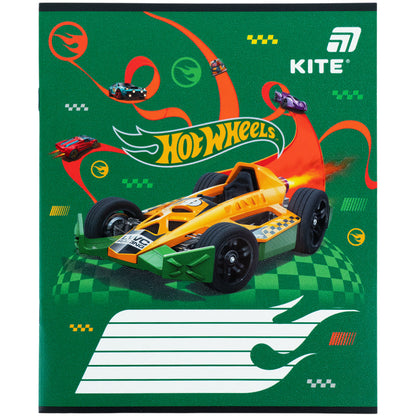 Зошит шкільний Kite Hot Wheels HW26-235, 12 аркушів, коса лінія