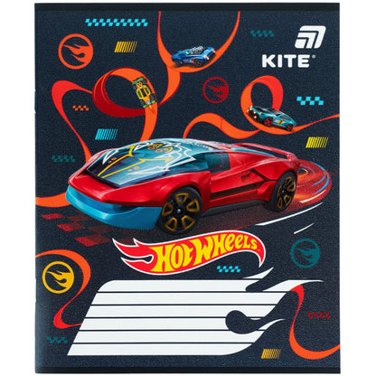 Зошит шкільний Kite Hot Wheels HW26-235, 12 аркушів, коса лінія
