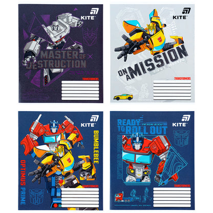 Зошит шкільний Kite Transformers TF26-235, 12 аркушів, коса лінія