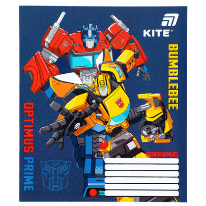 Зошит шкільний Kite Transformers TF26-235, 12 аркушів, коса лінія