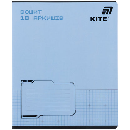 Зошит шкільний Kite One color K26-236-1, 18 аркушів, клітинка