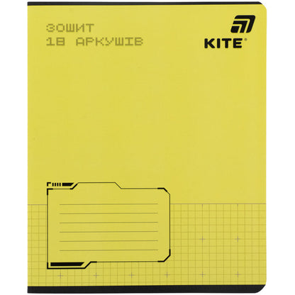 Зошит шкільний Kite One color K26-236-1, 18 аркушів, клітинка