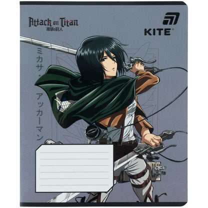 Зошит шкільний Kite Attack on Titan  AT26-236, 18 аркушів, клітинка