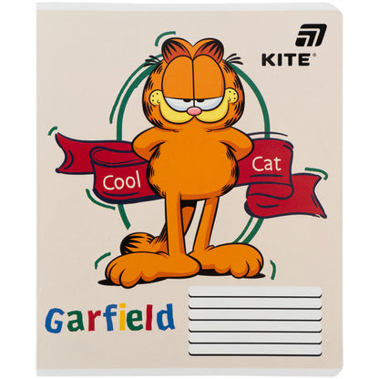 Зошит шкільний Kite Garfield GF26-236, 18 аркушів, клітинка