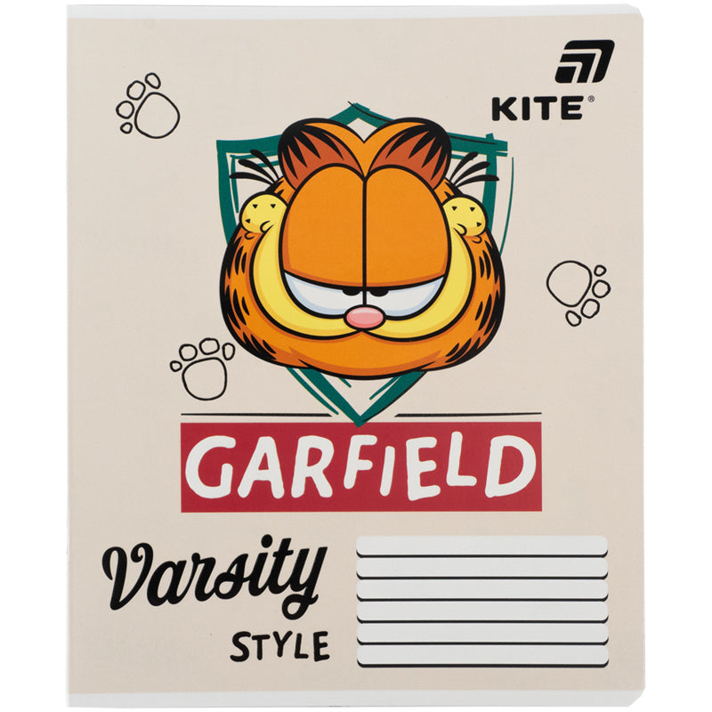 Зошит шкільний Kite Garfield GF26-236, 18 аркушів, клітинка