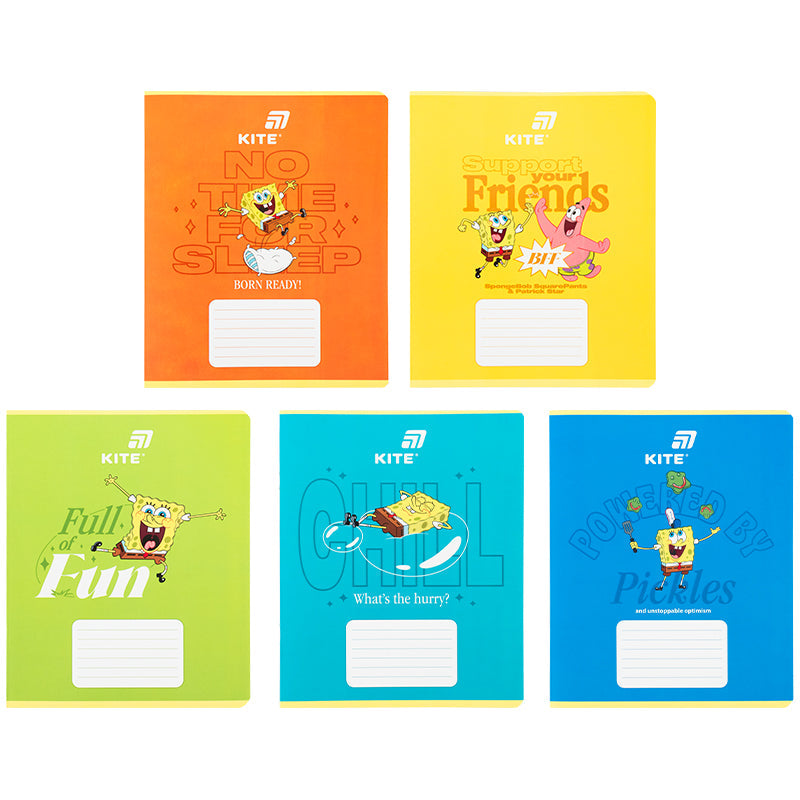 Зошит шкільний Kite Sponge Bob SB26-236, 18 аркушів, клітинка