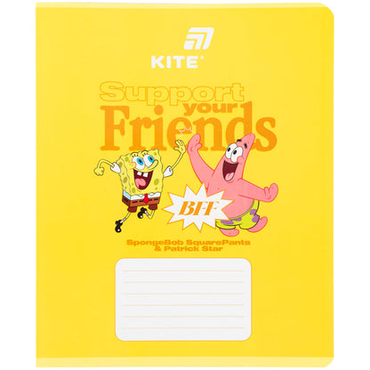 Зошит шкільний Kite Sponge Bob SB26-236, 18 аркушів, клітинка