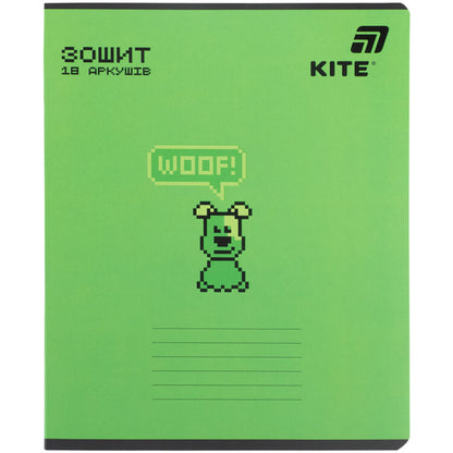 Зошит шкільний Kite One color K26-237-1, 18 аркушів, лінія