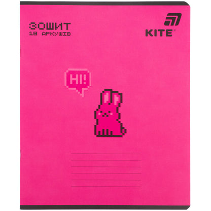 Зошит шкільний Kite One color K26-237-1, 18 аркушів, лінія