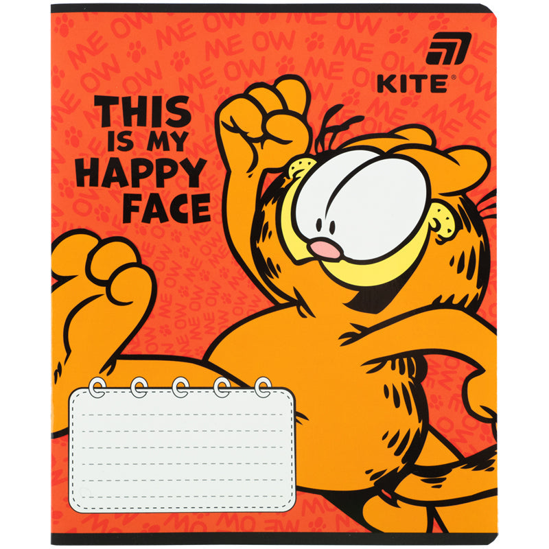 Зошит шкільний Kite Garfield GF26-237, 18 аркушів, лінія