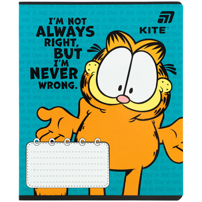 Зошит шкільний Kite Garfield GF26-237, 18 аркушів, лінія