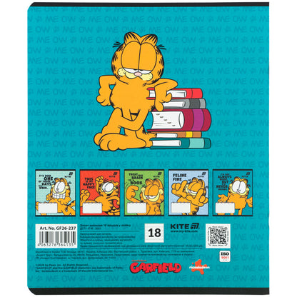 Зошит шкільний Kite Garfield GF26-237, 18 аркушів, лінія