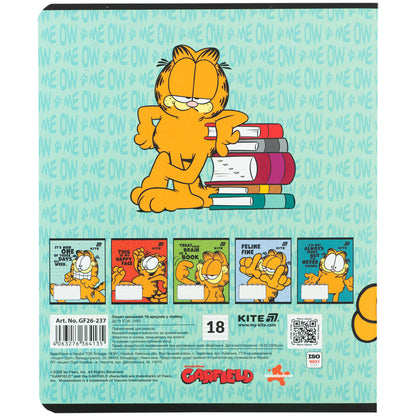 Зошит шкільний Kite Garfield GF26-237, 18 аркушів, лінія
