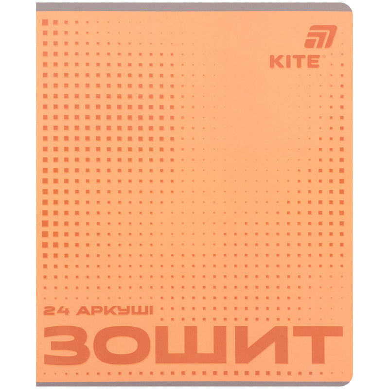 Зошит шкільний Kite One Color K26-238-1, 24 аркуші, клітинка