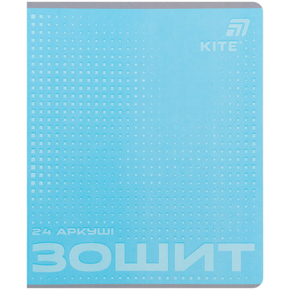Зошит шкільний Kite One Color K26-238-1, 24 аркуші, клітинка