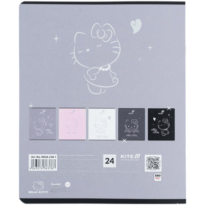 Зошит шкільний Kite Hello Kitty HK26-238-1, 24 аркуші, клітинка