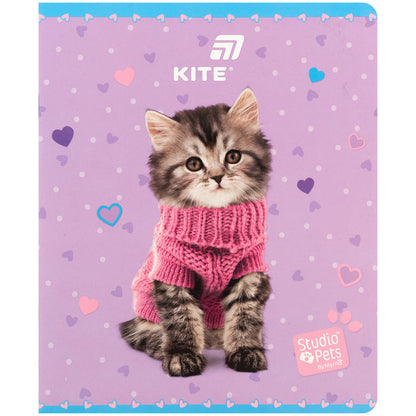 Зошит шкільний Kite Studio Pets SP26-238, 24 аркуші, клітинка