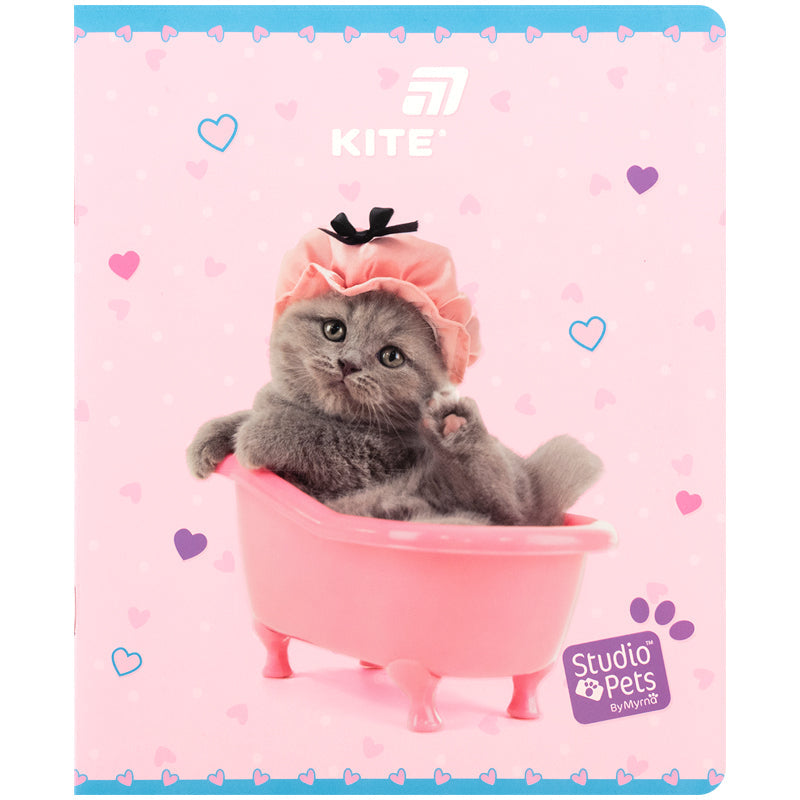 Зошит шкільний Kite Studio Pets SP26-238, 24 аркуші, клітинка