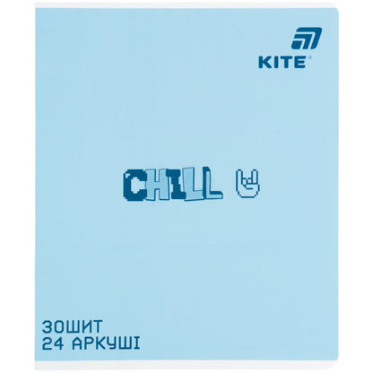 Зошит шкільний Kite One Color K26-239-1, 24 аркуші, лінія