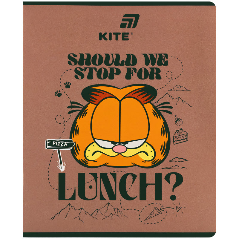 Зошит шкільний Kite Garfield GF26-259, 48 аркушів, клітинка