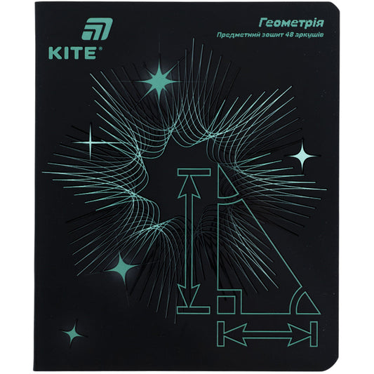 Зошит предметний Kite Lumen K26-240-1, 48 аркушів, клітинка, геометрія