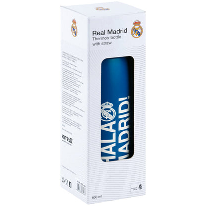 Термопляшка з трубочкою RL26-1262, 600мл, FC Real Madrid